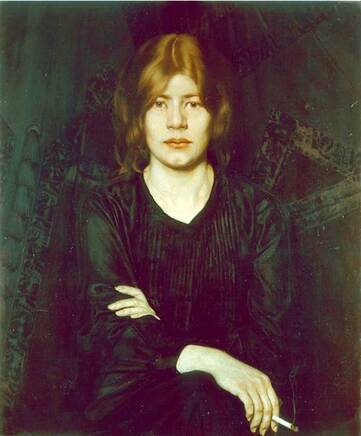 A Woman, 1904 (Oskar Zwintscher) (1870-1916)  Staatliche Kunstsammlungen Dresden Gal Nr 2690